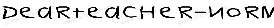 DearTeacher-Normal Ex字体转换